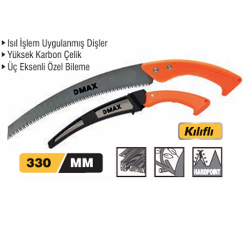 DMAX BUDAMA TESTERESİ  PVC SAPLI OVAL 330mm DMX4224